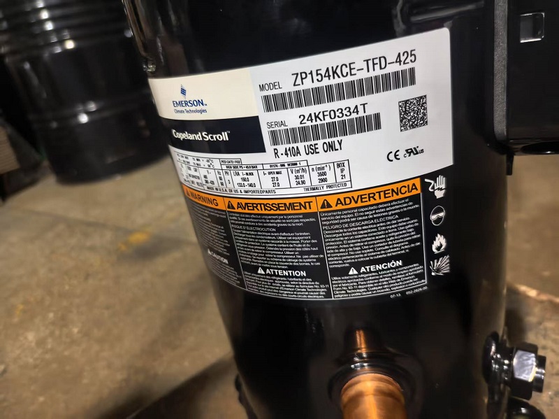 ZP154KCE-TFD-425 艾默生渦旋制冷壓縮機(jī) 并聯(lián)壓縮機(jī)